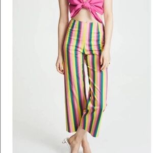 STAUD Maui Striped Women's size 12 retro Pants